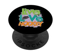 Live Love Hockey PopSockets Adhesive PopGrip