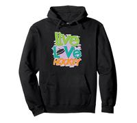 Live Love Hockey Pullover Hoodie