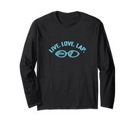Live Love Lap Swim Mantra Long Sleeve T-Shirt