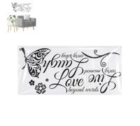 Live Love Laugh Wall Stickers Quotes Lettering Wall Decals Art Vinyl | Motivational Wall Stickers Inspirational Family Quotes Letters Wall Decals Removable 23.2x10.6inch for Bedroom Living Room
