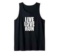 Live Love Trail Run Silhouette Tank Top