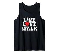 Live Love Walk Nordic Walking Poles Tank Top