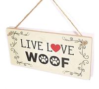 Live Love Woof - Cute Dog Gift Sign