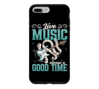 Live Music Always A Good Time Musician Music Teacher Guitar Case for iPhone 7 Plus/8 Plus