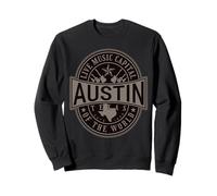 Live Music Capital of the World Austin Texas Souvenir Sweatshirt