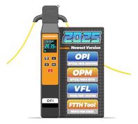Live Optical Fiber Identifier with Wave Respond 800-1700nm Built in 10KM VFL and Optical Power Meter OPM Functions FTTH Tool