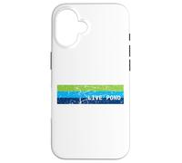 Live Pono Hawaii balance nature harmony aloha ohana blues Case for iPhone 16