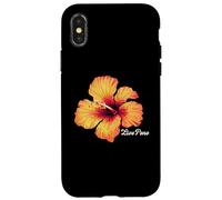 Live Pono hibiscus Hawaii balance nature harmony aloha ohana Case for iPhone X/XS