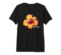 Live Pono Hibiscus Hawaii Balance Nature Harmony Aloha Ohana Premium T-Shirt