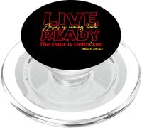 Live Ready Jesus Is Coming Back Matt.24 PopSockets PopGrip for MagSafe