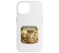 Live Simply Care Deeply Mindful Lifestyle Design Case for iPhone 14