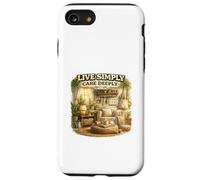 Live Simply Care Deeply Mindful Lifestyle Design Case for iPhone SE (2020) / 7/8