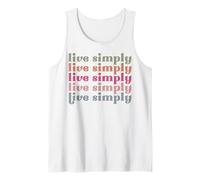 Live Simply Retro Vintage Men Women Children Kid Boys Girls Tank Top