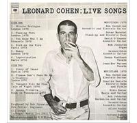 Leonard Cohen: Live Songs by Leonard Cohen Vinyl Record, 2017 New Sealed