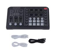 Live Sound Board DSP Chip Wireless Live Sound Card Dual Channel Audio Mixer with Brushed Panel Design for Audio Processing Needs