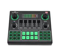 Live Sound Card And Audio Interface With DJ Mixer Effects And Voice Changer DJ Equipment Voice Mixer Sound Card