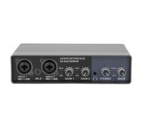 Live Sound Card Audio Mixer, 24BIT 192KHZ 3-60dB DSP Reverb 48V Phantom Power OTG Professional Live Recording Sound Card, for Live Streaming Recording KTV Stage