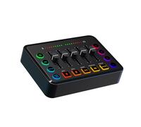 Live Sound Card Live Streaming Hearing Processor with Professional Sound Mixer for singers and podcasters