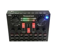 Live Sound Card - Matte Black Housing, PC Audio Interface, Desktop Mixing Console, Versatile Vocal Modulation Technology, Professional Acoustic Reverb Effect Processing | Streaming Conte