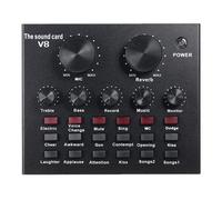 Live Sound Card Microphone Set 12 Effects Audio Recording Streaming Equipments