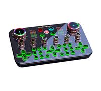 Live Sound Card, Mixer Digital Lossless Transmission Sound Card for Streaming Podcasting Gaming Recording