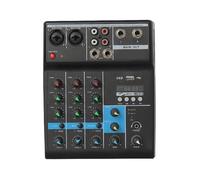 Live Sound Card Mixing Console Mixer For Live Streaming DJ Audio Equipment Professional Audio 4/5 Channel Sound Mixer(4A)