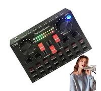 Live Sound Card | PC Audio Interface, Convenient Voice Changer Card, Compact DJ Sound Controller for Live Performance
