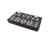 Live Sound Card Podcast DJ Equipment Bluetooth-compatible 48V Phantom Au-dio Mixer Sound Mixer Voice Changer For Live Streaming