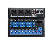 Live Sound Mixer 8 Channel Professional Bluetooth Live Studio Audio Mixer Power Mixer Amplifier Live Stage USB Mixer