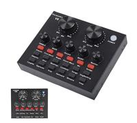 Live Streaming Sound Card - Audio Mixer, Soundboard | Professional Streaming Audio Interface, Multiple Sounds Effects Controller Podcasts, USB Soound Board For Musicians & Studio Recording Equipment