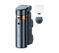 LIVE STREAMING TRIPOD - Portable Selfie Phone, Outdoor Patrol Stand | Made of adjustable stan gold, this can withstand up to 2 kg of weight and provide reliable support for most smartphones and