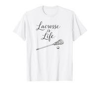 Live The Lax Funny Lacrosse Player Lax Bro Game Gift T-Shirt