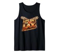 Live The Lax Funny Lacrosse Player Lax Bro Game Gift Tank Top