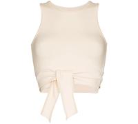 Live The Process Ballet tie-detail performance top - Neutrals M