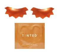Live Tinted Rays Copper Peptide Eye Mask, Travel Size: Triple Complex of Copper Peptides, Banana Extract, Bakuchiol Help Brighten + Depuff Tired Eyes, 1 Pair
