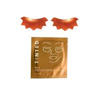 Live Tinted Rays Copper Peptide Eye Mask, Travel Size: Triple Complex of Copper Peptides, Banana Extract, Bakuchiol Help Brighten + Depuff Tired Eyes, 1 Pair