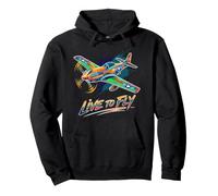 Live To Fly P-51 Warbird Pullover Hoodie