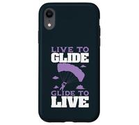Live To Glide Glide To Live ParachuteParaglider Paragliding Case for iPhone XR
