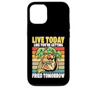 Live Today Like You're Getting Fried Tomorrow Funny Chicken Case for iPhone 12/12 Pro