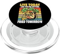 Live Today Like You're Getting Fried Tomorrow Funny Chicken PopSockets PopGrip for MagSafe