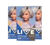 LIVE Ultra Bright U71 Metallic Silver, Pack of 3