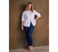 Live Unlimited London Cotton Rich Poplin Shirt White