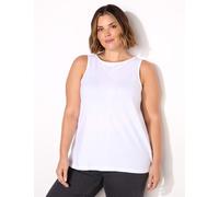 Live Unlimited London Pure Cotton Round Neck Vest Top White