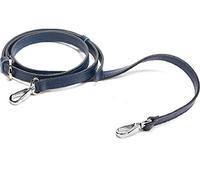 Live Up Full Grain Genuine Leather Adjustable Replacement Strap for Cross Body Bag Purse, 43-54 Inches(Blue-Sliver Lock)