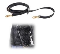 Live Up Full Grain Genuine Leather Adjustable Replacement Strap for Cross Body Bag Purse, 43-58 Inches(Blue)