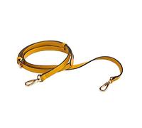 Live Up Full Grain Genuine Leather Adjustable Replacement Strap for Cross Body Bag Purse, 43-65 Inches(Yellow)