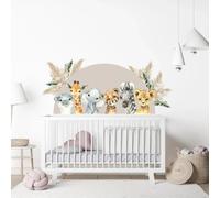 Live Vida Baby Safari Semi-Circle Large Wall Sticker
