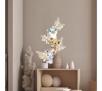 Live Vida Baby Safari Wall Sticker Hippo & Cheetah & Rhino 3 pcs