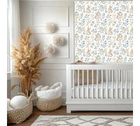 Live Vida Rabbits Mid Length Wall Drop - Blue
