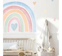 Live Vida Rainbow & Raindrops Wall Stickers